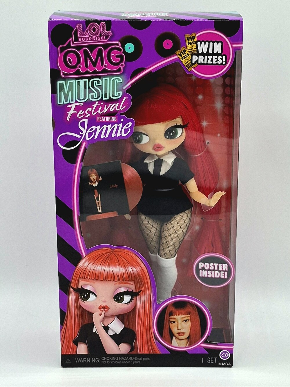 LOL Surprise OMG JENNIE BLACKPINK Music Festival Fashion Doll New